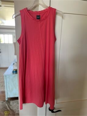 GAP Coral Sleeveless Mini Tank Dress